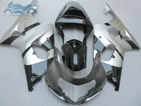 customized fairing kits for suzuki 2000 2001 2002 gsxr1000 k2 motorcycle abs fairings kit 00 02 gsxr 1000 silver black bodywork