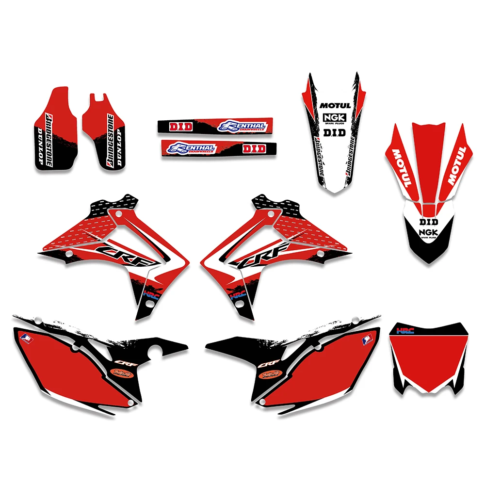 Командные графические Наклейки для Honda CRF450R CRF450 2013 2016 CRF250R CRF250 2014 2015 2017 CRF 250 450 250R