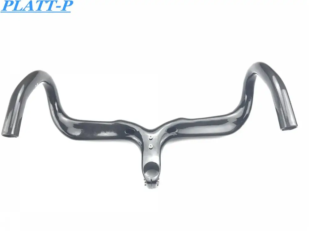 

Specials! Full Carbon Fiber Road Bicycle Integrated Handlebar with Carbon Rod Road Handlebar Bike Parts 28.6mm Without PLATT RED