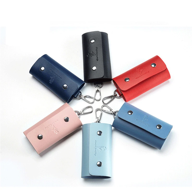 Держатель для ключей из натуральной кожи кошелек смарт-ключа роскошные кожаные