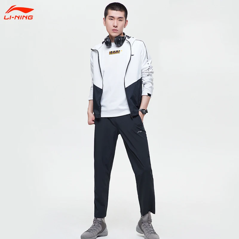 (Перерыв код) Li Ning Для мужчин Training серии тренировочные штаны 86% полиэстер 14%