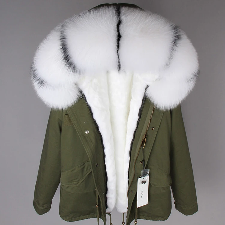 Зимняя женская куртка бренд 2019 большое натуральное меховое пальто парка