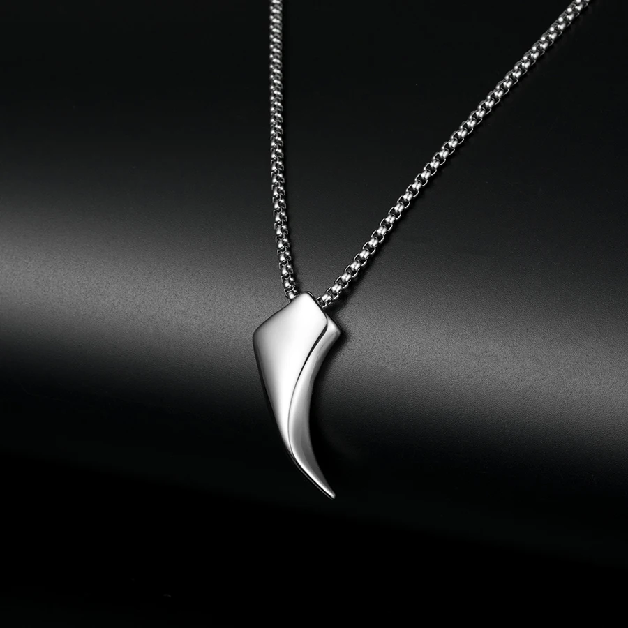 Мужская и женская подвеска из нержавеющей стали в стиле панк|Ожерелья с