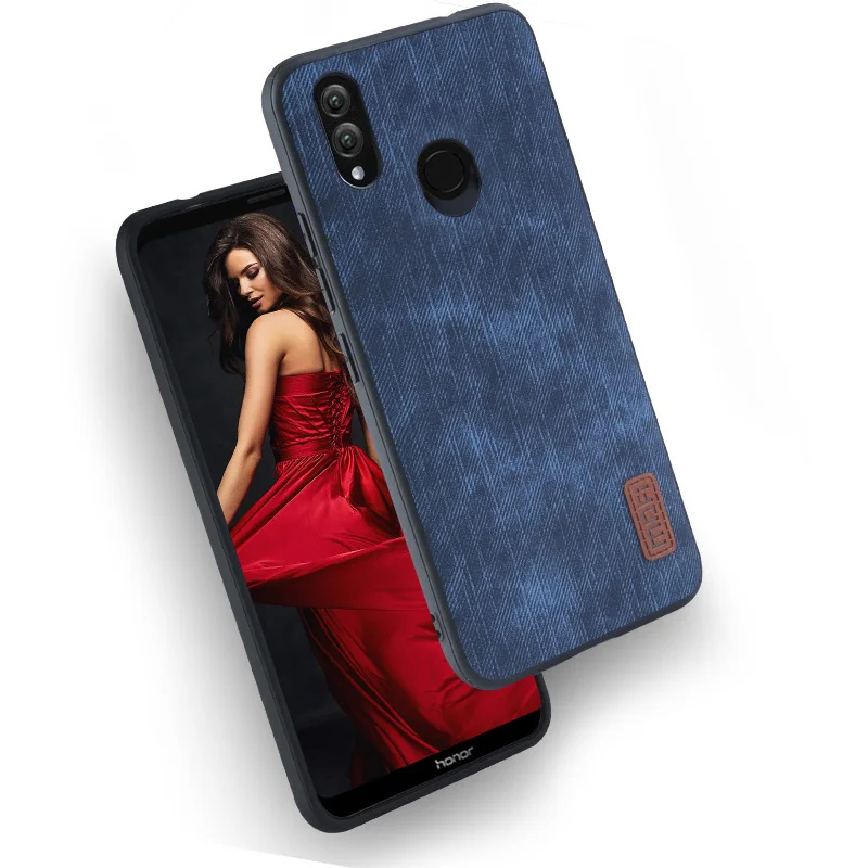 blue Для huawei Honor Note 10 чехол Honor Note10 чехол силиконовый кожи джинсов MOFI для huawei Honor Note 10 Чехол для мобильного телефона - Цвет: blue