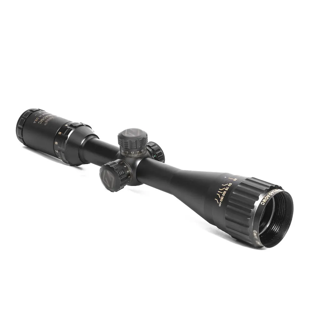 LUGER 3-9x40 AOMC охотничий прицел тактический Красный Зеленый с подсветкой Оптический прицел для военного использования наружная винтовка Воздушный пистолет прицел