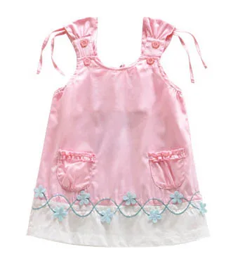 Летние платья для девочек платье без рукавов с вышивкой детская одежда | Мать и