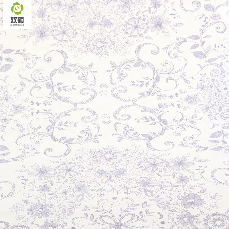 Новое поступление Винтаж ситцевой ткани для пошива метр текстильная Лоскутная