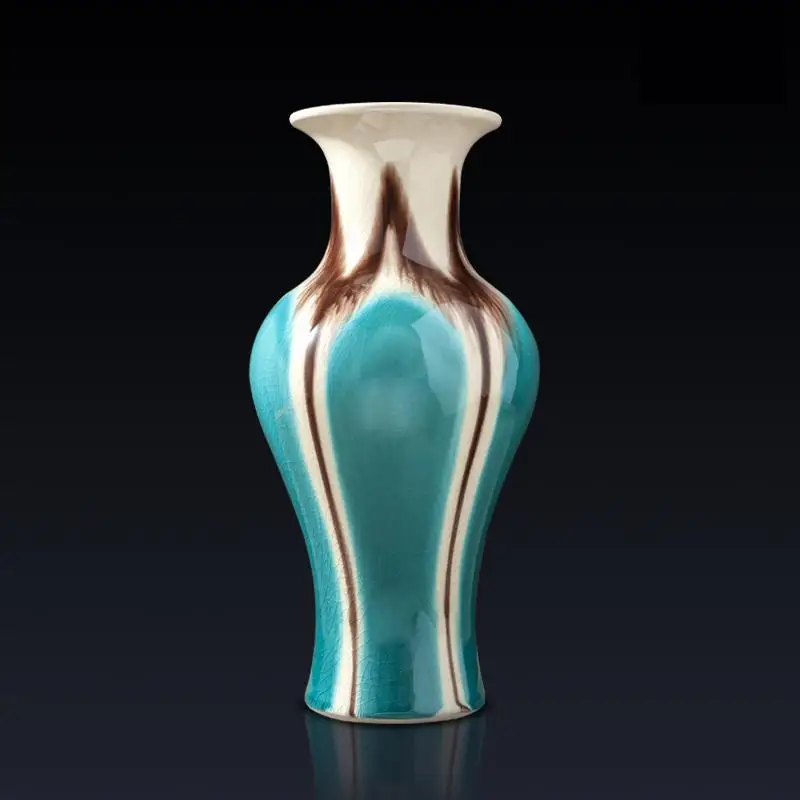 

Jingdezhen ceramic And Porcelain Vases Simple Decoration New Chinese Dry Flower Ornaments Living Room Portraits vases ceramic