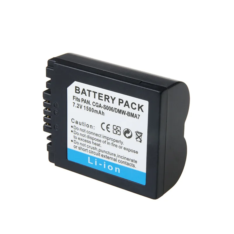 GTF 1500 мАч S006E литий ионный аккумулятор для Panasonic Lumix DMC FZ7 FZ8 FZ18 FZ35 FZ28 FZ38 FZ30 запасная