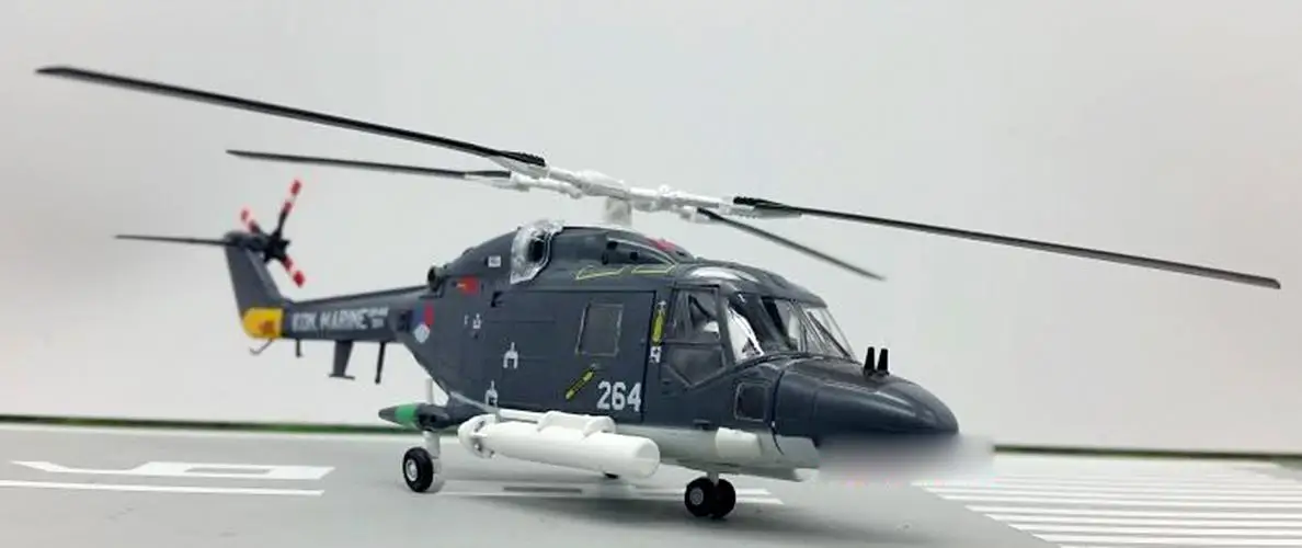 Рысь HAS.2 UH-14 без 7Sqn королевских военно-морской Air Force 1978 1/72 готовой вертолет easy model