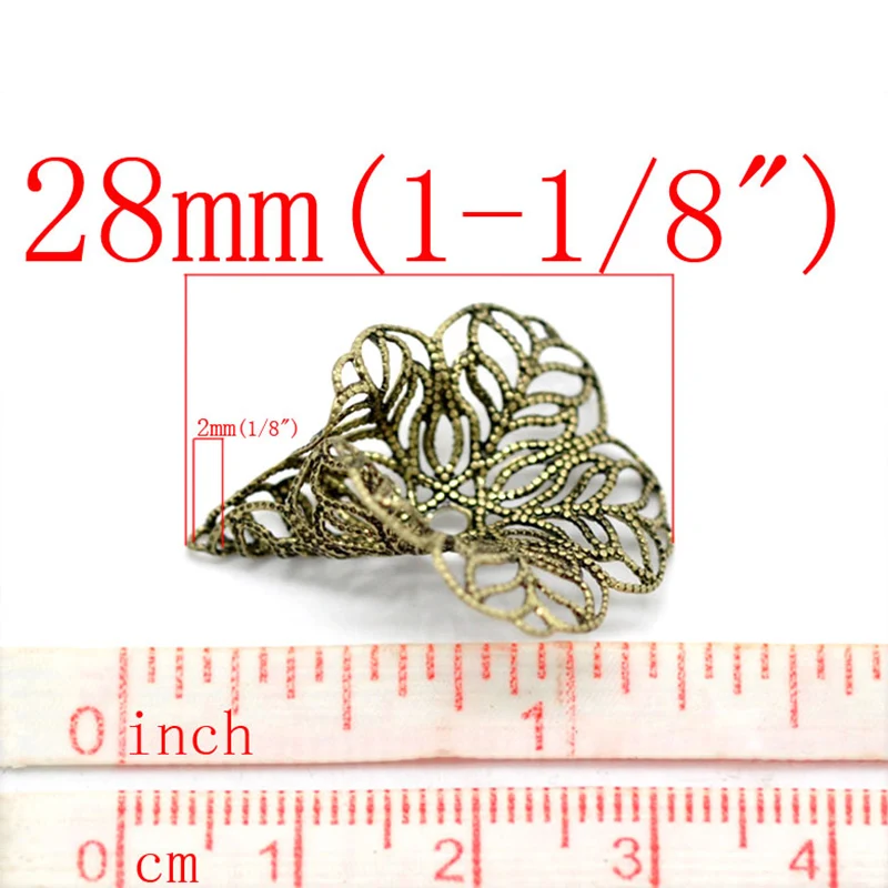 FUNIQUE Bead Caps ювелирное изделие 20 шт. бронзовые цветные бусины для изготовления