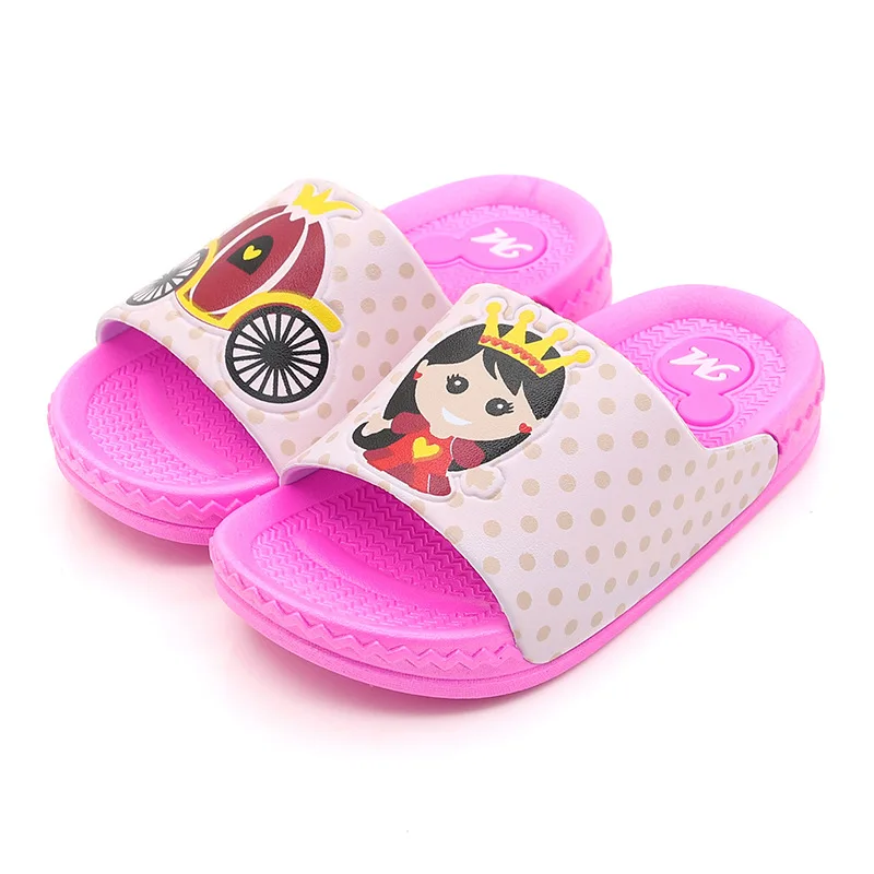 2019 модные детские тапочки милые Мультяшки для принцессы полосатые туфли пирата