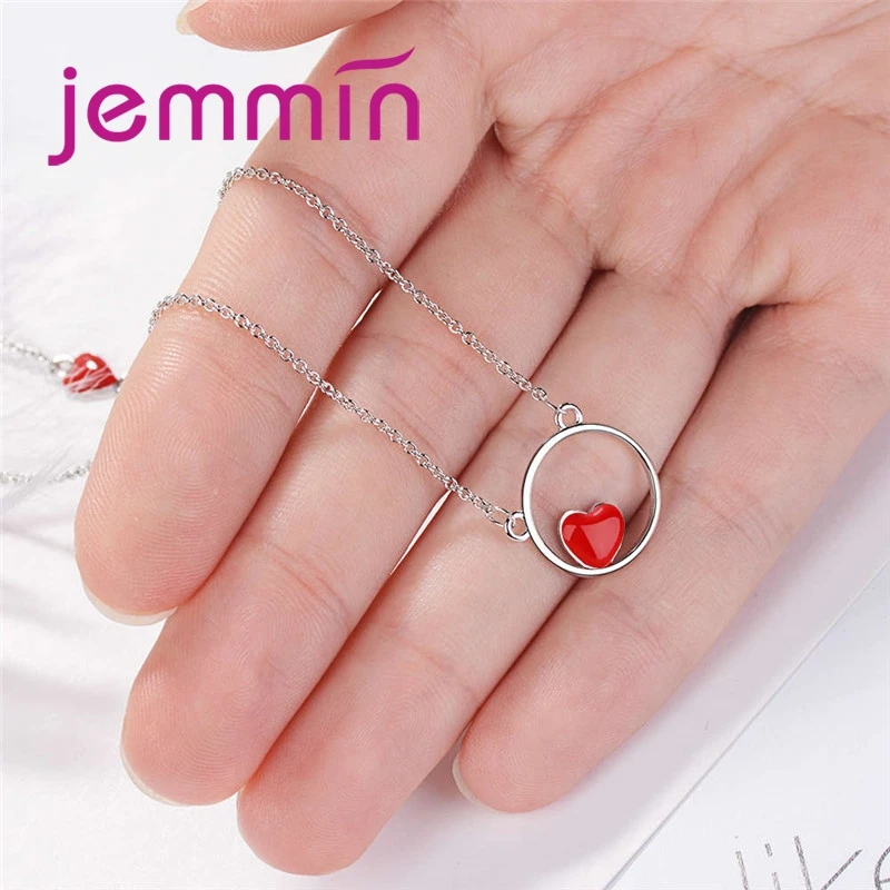 

New Fashion Chain Necklace Heart Pendant Vintage Jewelry Gift for Women Wholesale Accessories Hot Sale Free Shipping