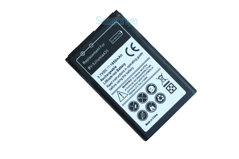 Seasonye 1850mAh BV-5J / BV 5J BV5J Replacement Battery For Microsoft Nokia Lumia 435 532 RM1069 1071 Lumia435 + Tracking Code | Мобильные