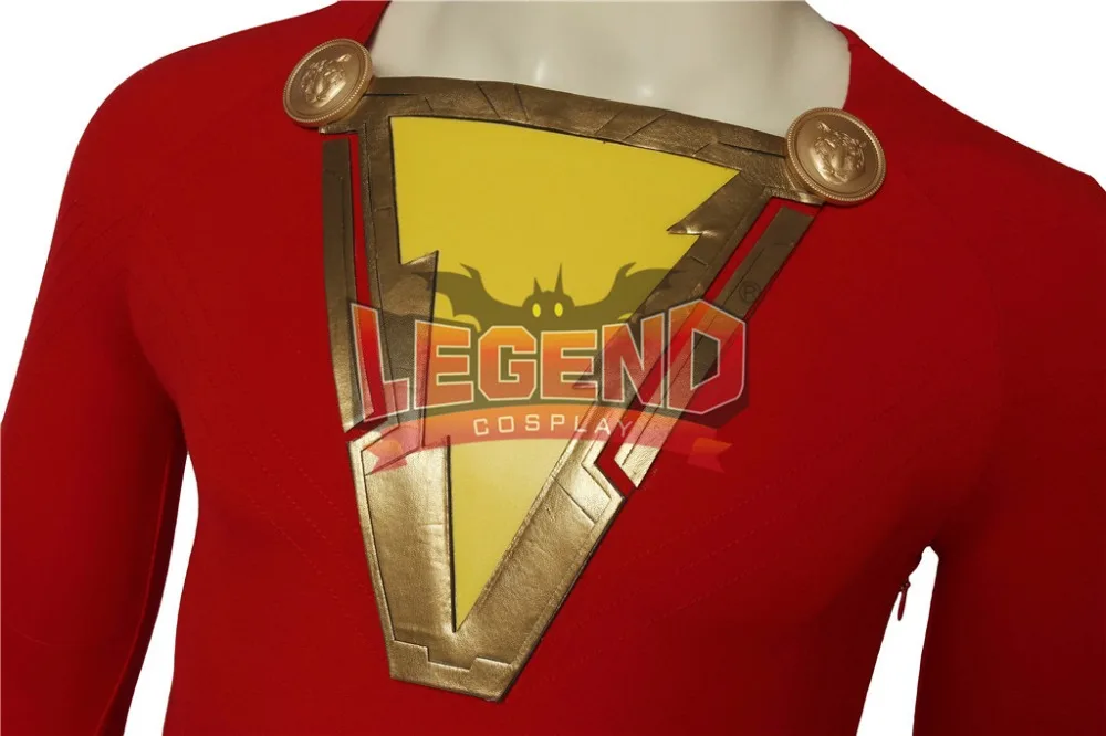 Фильм Shazam! Косплей Костюм на заказ супергерой шазам костюм Модный комбинезон