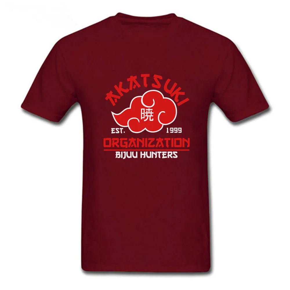 Наруто Акацуки короткая футболка скейтборд hipster Мужская мужская Большие размеры