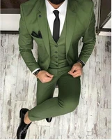 suit slim fit green formal dress men suit wedding suits for men groom prom suits best man tuxedo 3 piecesjacketvestpants