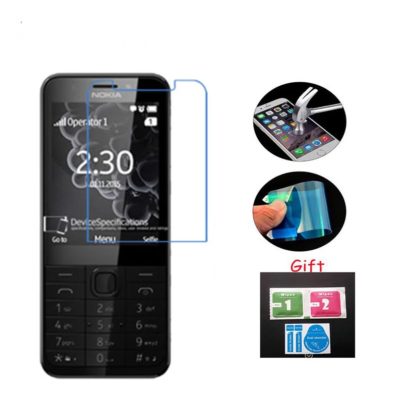 3 шт для Nokia 230 стеклянная Защитная пленка экрана Nano TPU Премиум закаленное