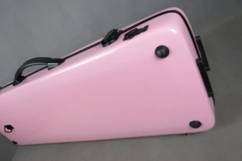 Красивый чехол для скрипки розового цвета Прочный твердый стекловолокно 4/4|case