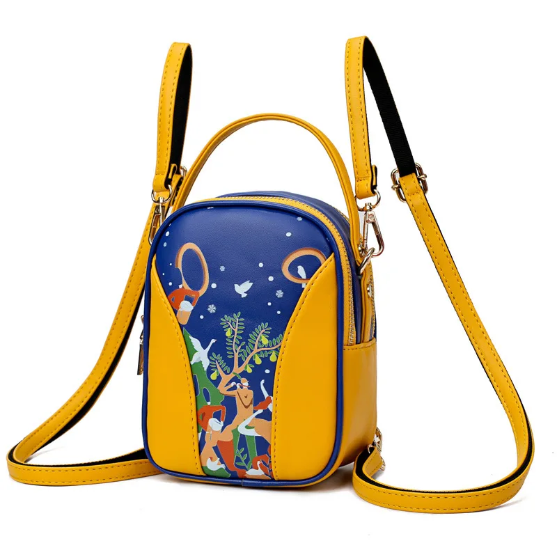 Рюкзак сумки для женщин Crossbody сумка женская 2018 Женская мультфильм печати один
