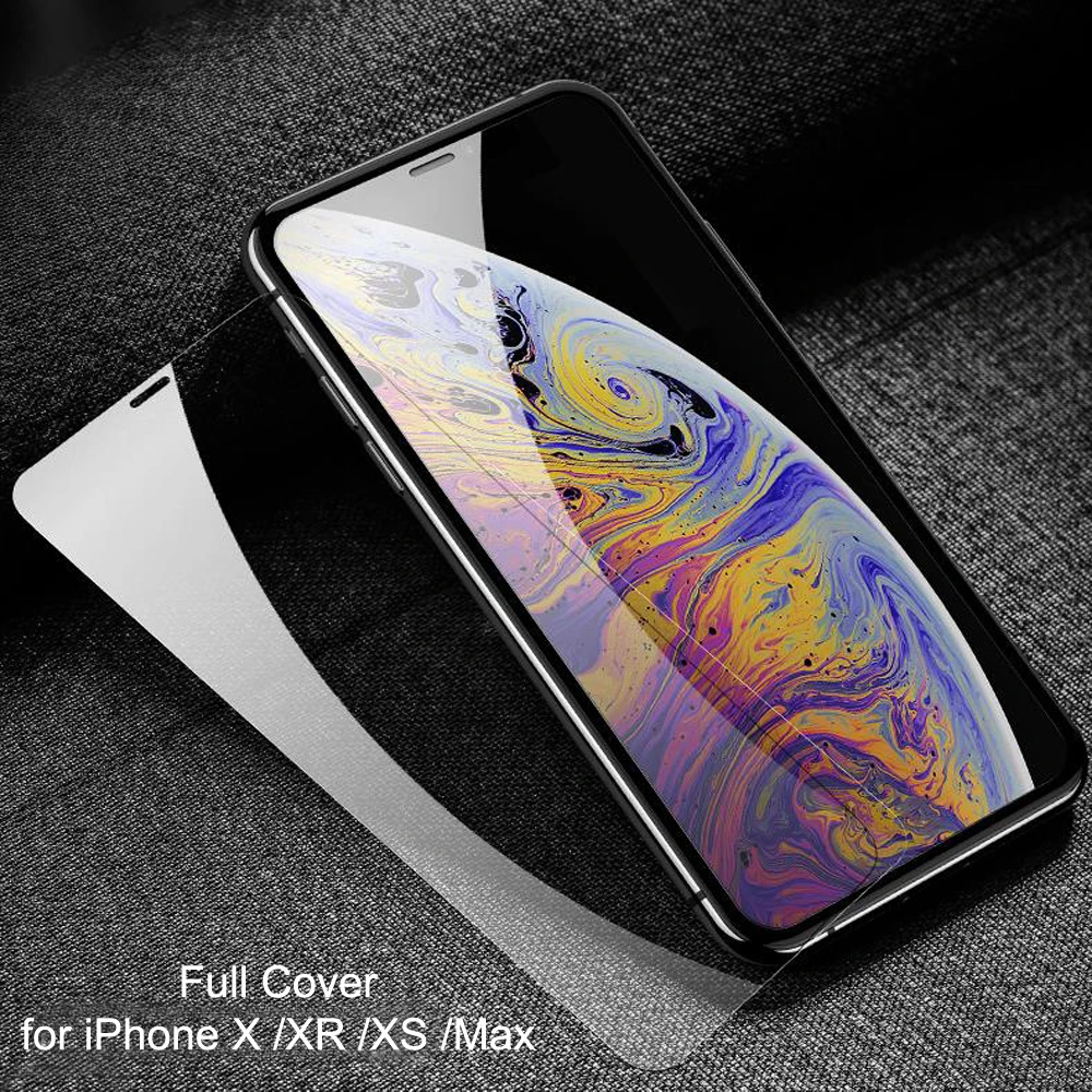 Закаленное Стекло для iPhone X XS MAX XR Экран Защитная пленка 6 6s 7 8 плюс протектор 5