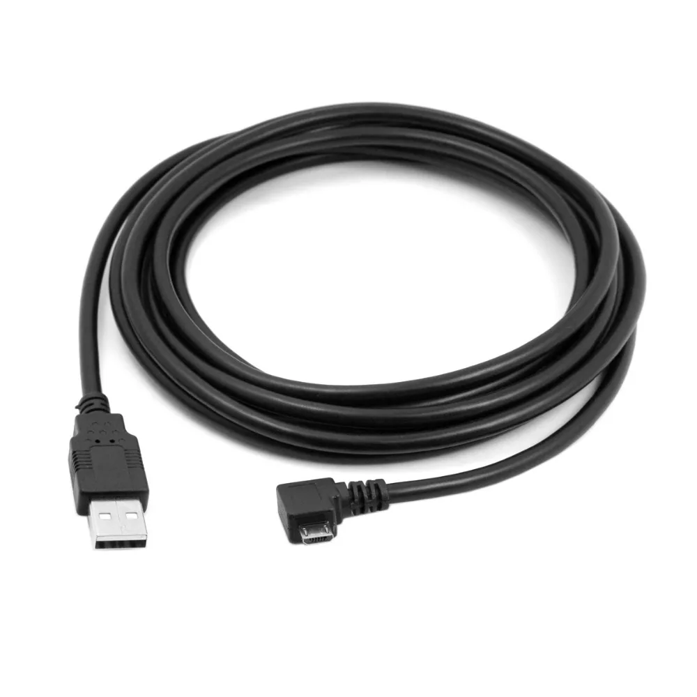 Кабель для зарядки и передачи данных со штекером Micro USB (штекер) под углом 90