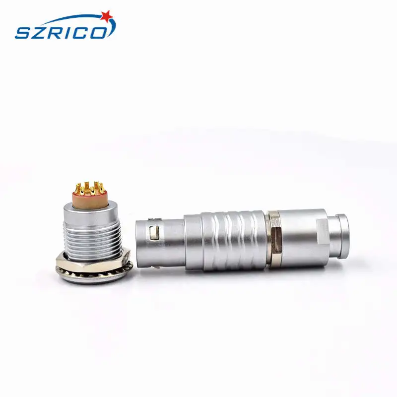 Металлический Электрический проводной разъем FGG 2B Plug 2 3 4 5 6 7 8 10 12 14 16 18 19 26 Pin |