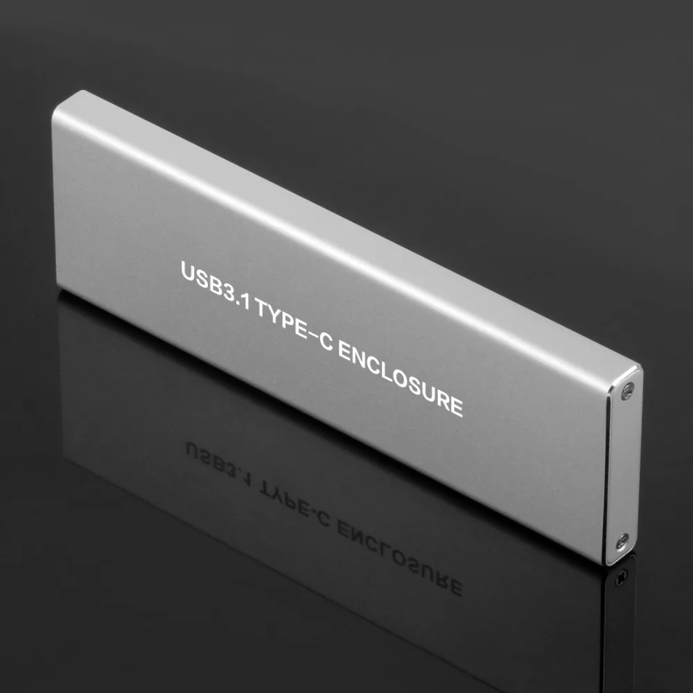 NVMe PCIE USB3.1 HDD корпус M.2 для USB SSD корпус для жесткого диска Тип C 3,1 M Соединитель в форме ключа корпус