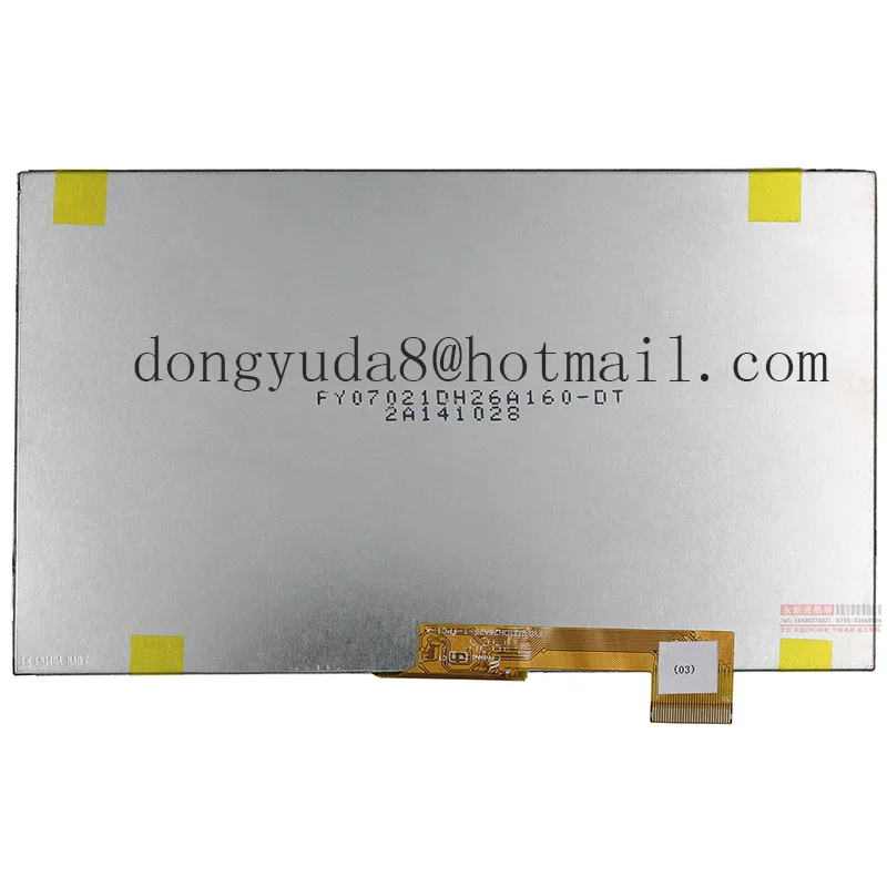 

163mm*97mm 1024*600 30pin New MFPC070136V1 AL0203b al0252b YQL070DMP-K LCD Display Screen for irbis tx 68 TABLET