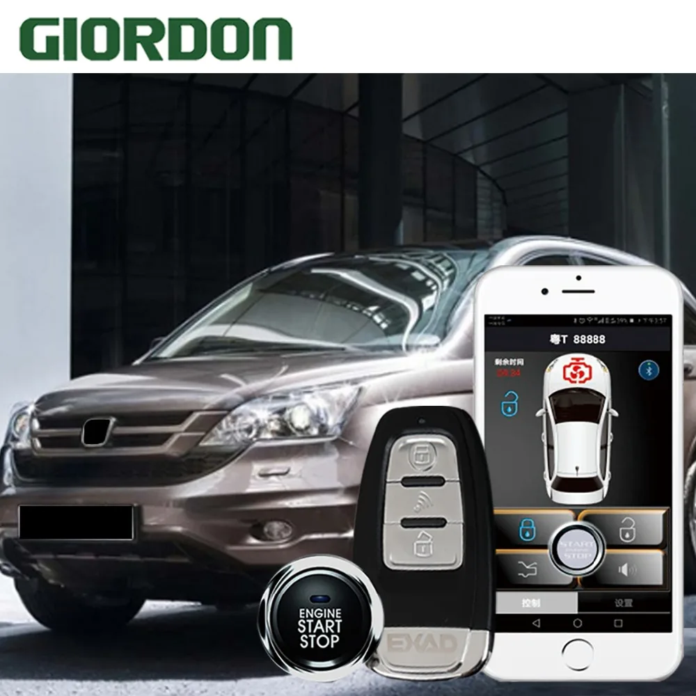 CRV 11 автомобильные аксессуары бесключевой доступ система комфорта PKE телефон