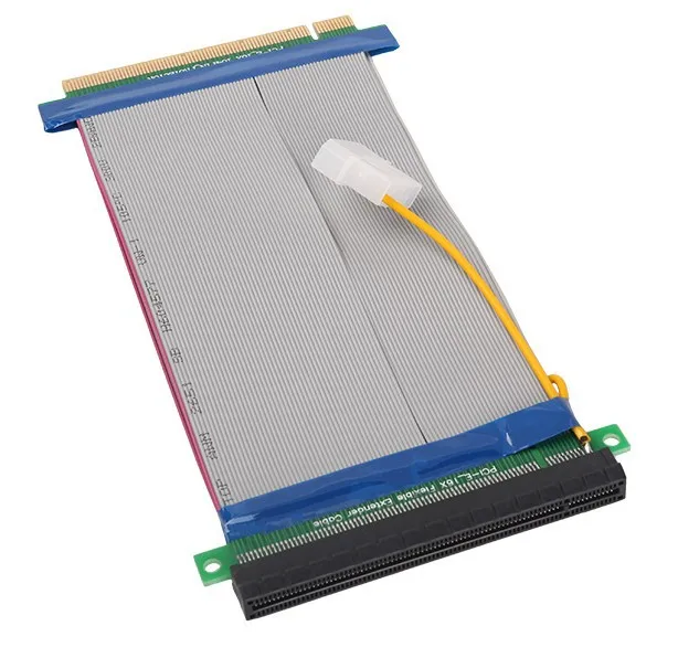 2 шт./лот PCI E pci e Express X16 карта расширения Гибкий Ленточный удлинитель Кабель с