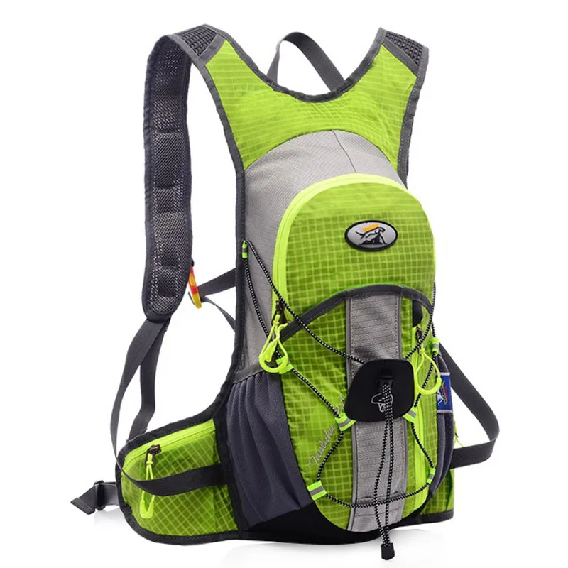 Green 12L велосипедная сумка для горного велосипеда мотоциклетный Рюкзак Для Езды На Велосипеде спортивный Пешие прогулки альпинистский рюкзак MTB дорожный рюкзак - Цвет: Green
