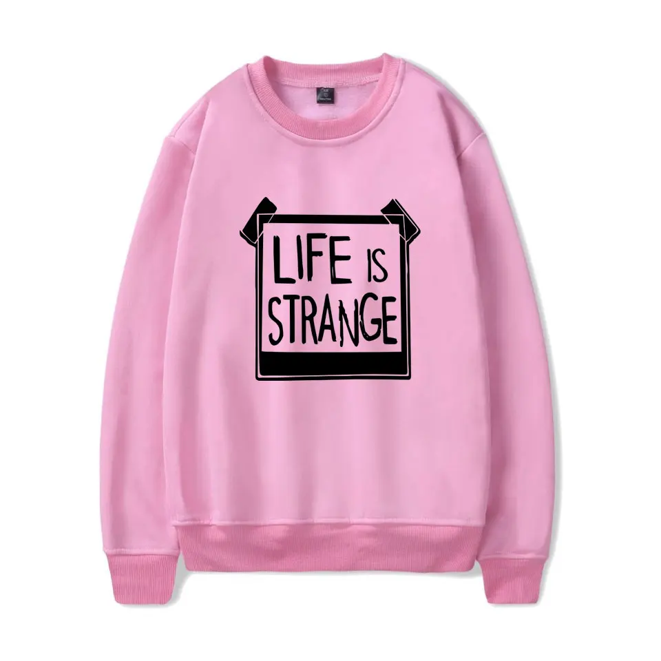 Толстовки с капюшоном в стиле Харадзюку Life is stranna Jane Уличная одежда длинными