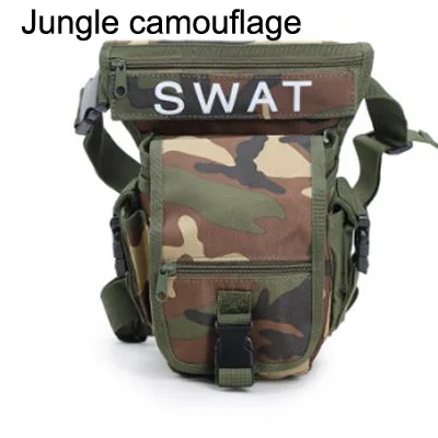 Jungle camouflage Мотоциклетная сумка для ног, мужские ремни, поясная сумка, высокое качество, нейлон, поясная сумка, многофункциональная военная техника, muslera militar B679 - Цвет: Jungle camouflage
