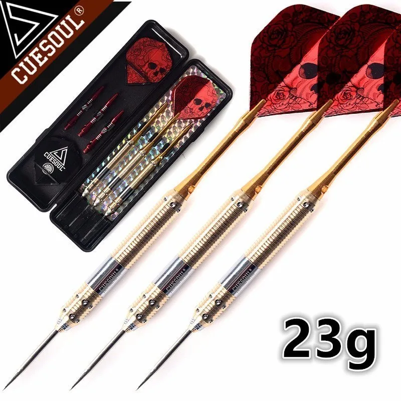 23g 23 г 3 шт. cuesul 25 г 27 г профессиональный стальной наконечник Дротика s иглы с красной Дротика полетов - Цвет: 23g