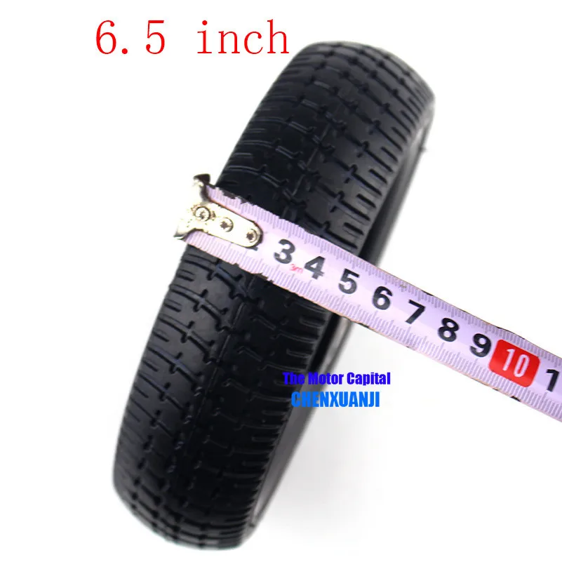 High peiformance 6.5-inch Explosion proof wear tyre wheels solid resistance for electric scooters Baby carriage | Автомобили и