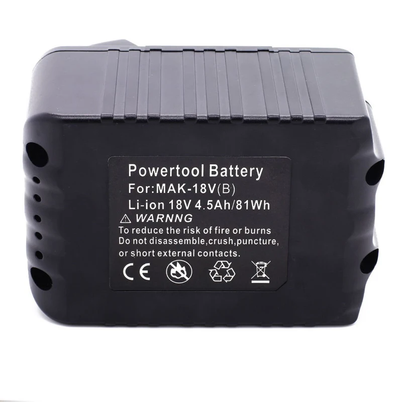 Аккумулятор для электроинструмента dsi 4500 мАч MAKITA 18 в 94205 3 BL1830 BL1815 LXT400 BDF452 BHP452SHE