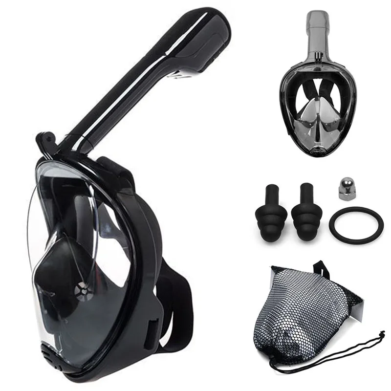 【Hot】Diving Mask Underwater Scuba Anti Fog Full Face Snorkeling Mask Women Men Kids Swimming Snorkel Diving Equipment
