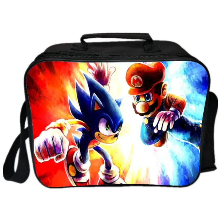 Супер Марио Луиджи Сплит сумка для обеда свежее хранение сумка-холодильник