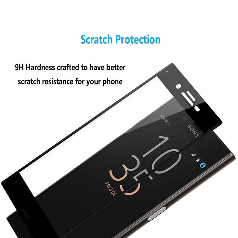 UVR 3D изогнутый для Sony Xperia XZ Dual полное покрытие 9H защита экрана Закаленное стекло