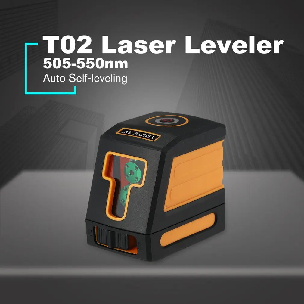 T02 линия лазерный нивелир уровень вертикальный горизонт крест зеленый