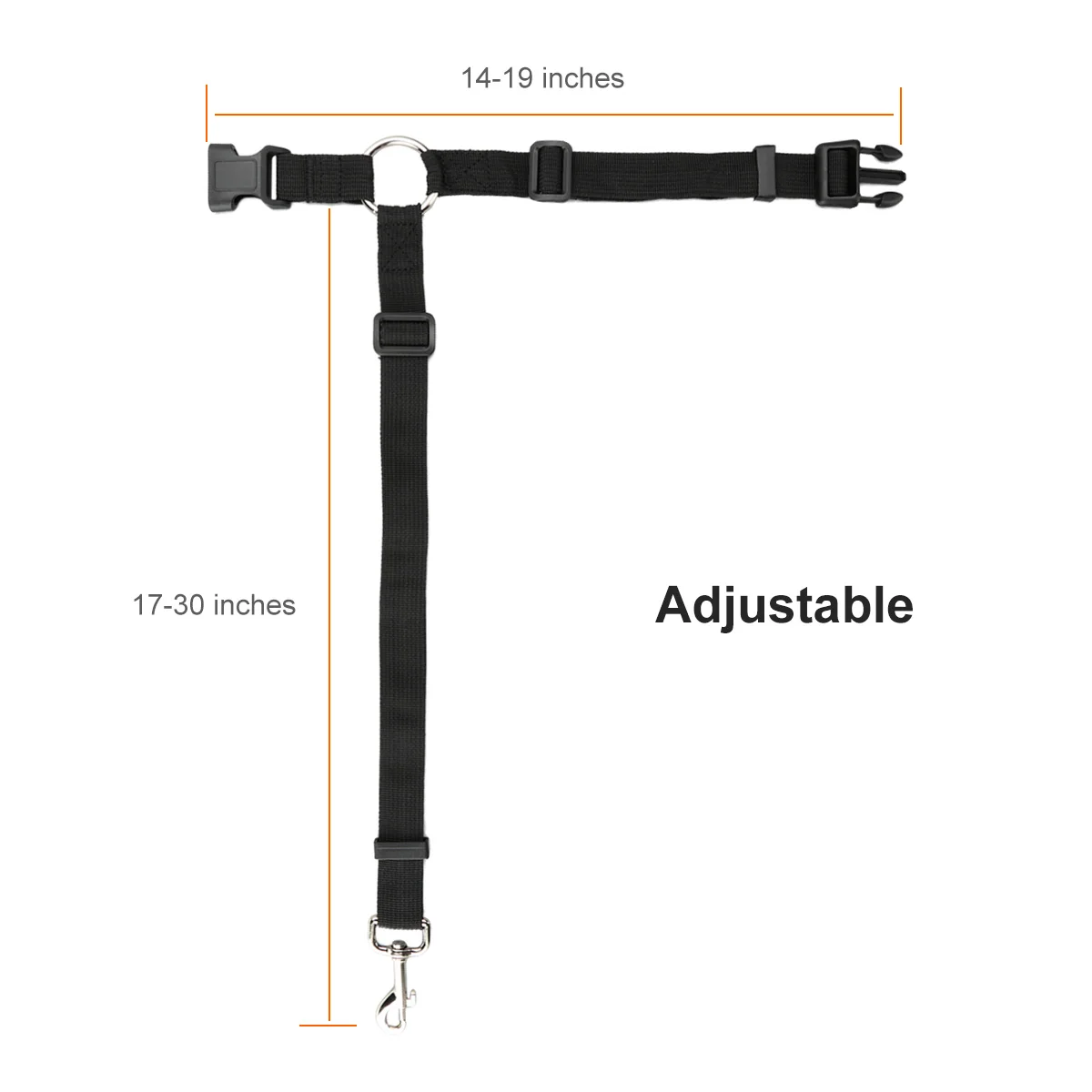 Регулируемый ремень безопасности для домашних собак универсальный путешествий