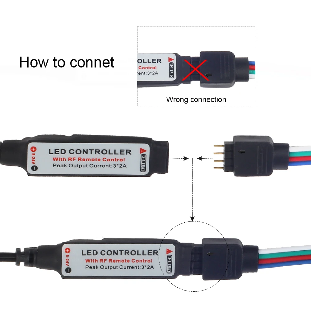 DC12V SATA RGB контроллер ПК компьютер чехол интерфейс SATA 17Key РЧ пульт дистанционного управления для детей возрастом от 12V Светодиодные ленты RGB 5050