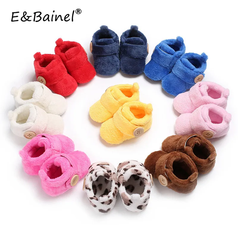 

Baby Boot Shoes 10 Color Girls Boy Booties For Newborns 0-18 Months Soft Bottom Toddler Crib First Walkers Shoes Moccasins