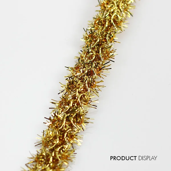 Плетеная блестящая оранжевая Золотая кружевная лента пришивная аппликация