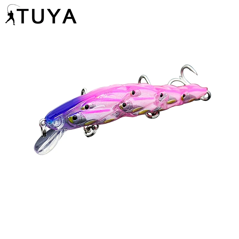 

TUYA 5pcs/set Jerkbait Wobblers Minnow Fishing lure Fish School Bait ball Hard Lure Angling Bass Perch Pike Lure Artificial Bait