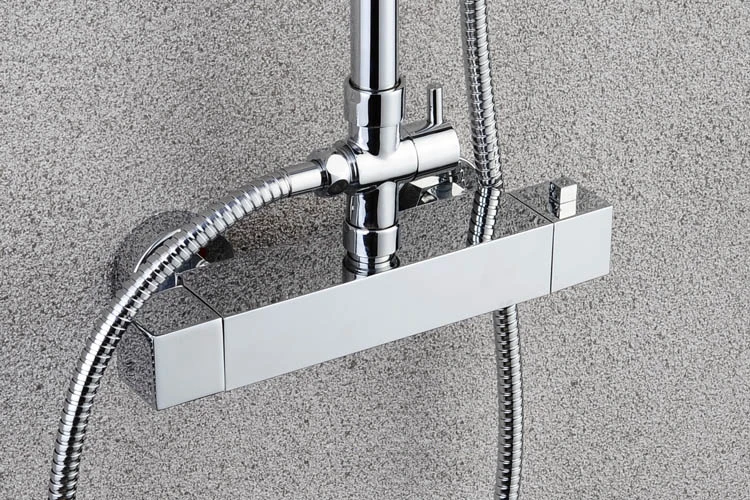 Европейский и полностью медный большой душевой набор с температурой 38 градусов