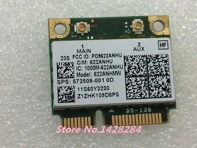 

SSEA New wireless card for Intel Centrino advanced N 6200 622ANHMW half mini pci-e for IBM Y460 Y560 Y550 G460 V460 FRU:60Y3230