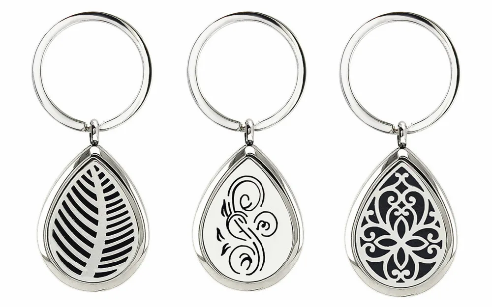 Капли воды форма 16 стилей брелок из нержавеющей стали эфирное масло диффузор