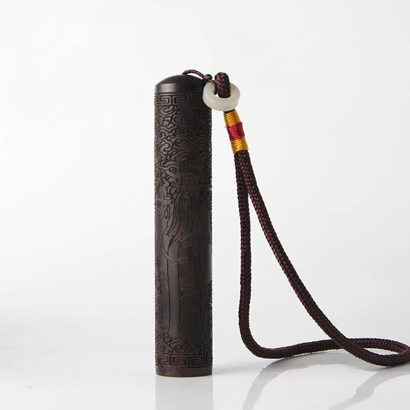 552 дуя удар USB зарядка Эбеновое дерево Зажигалка индивидуальность Ретро Резьба по